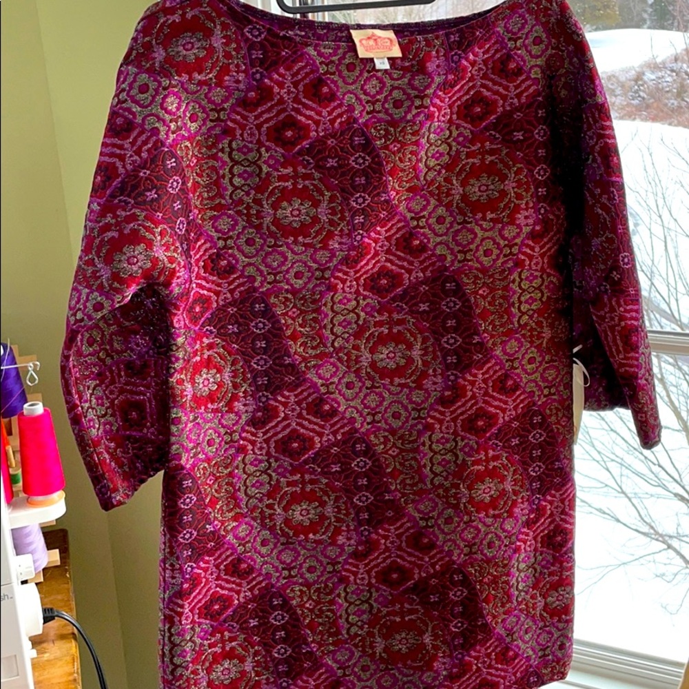 Gorgeous tunic top. Elegant and one of a kind.